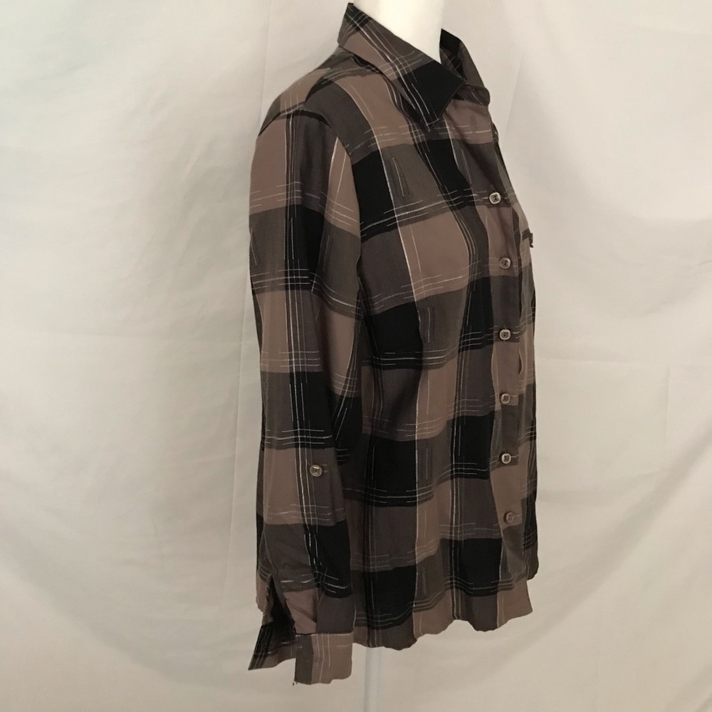 Allison Daley Petite 16 Beautiful Brown Top - Picture 6 of 9